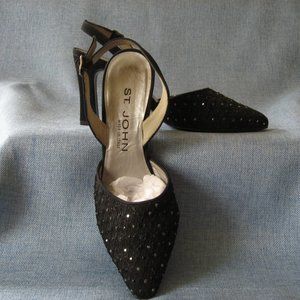 St. John sparkly party shoes - sz 6